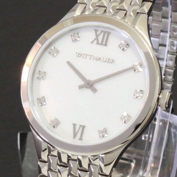 Wittnauer Ladies Cosmopolitan Watch 10 Hand Set Diamonds 34mm - Picture 10 of 13